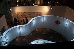 El Nadador Nº1, sala de la Estación Mapocho